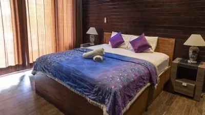 double bed room with AC